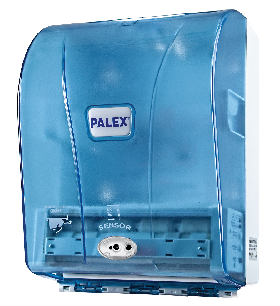 Otomatik Havlu Dispenseri Şeffaf Mavi